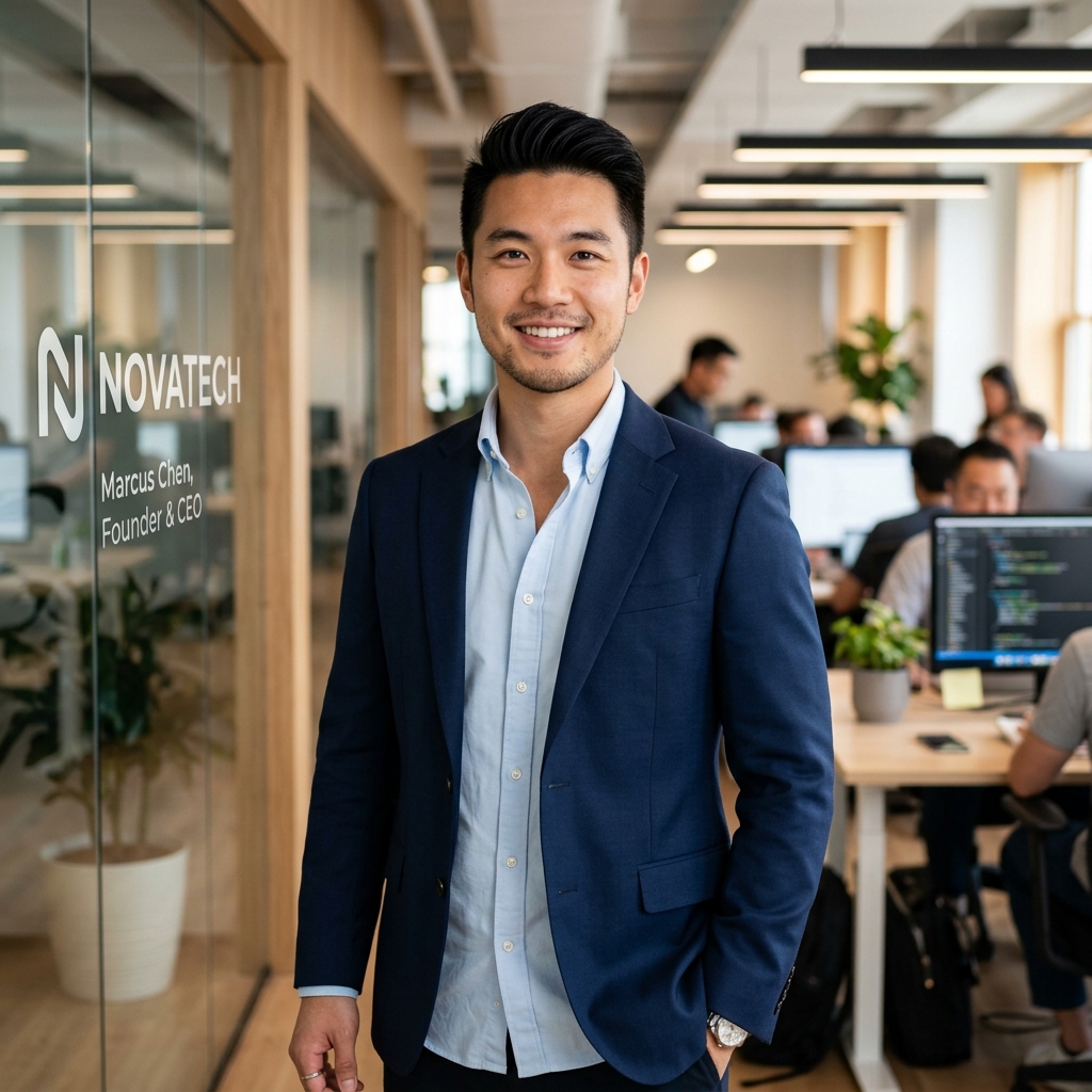Marcus Chen, Founder of EatLocal